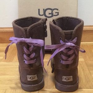 EUC Ugg Corene Brown Toddler Boots size 10